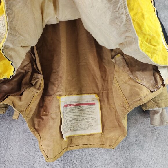 Morning Pride Firefighter Turn Out 44C 29/35L 34S Vintage Set with Boots Gloves - Picture 13 of 16